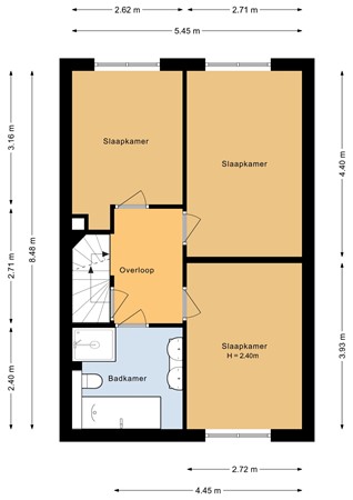 Floorplan - Leeuwerik 31, 3752 ND Bunschoten-Spakenburg